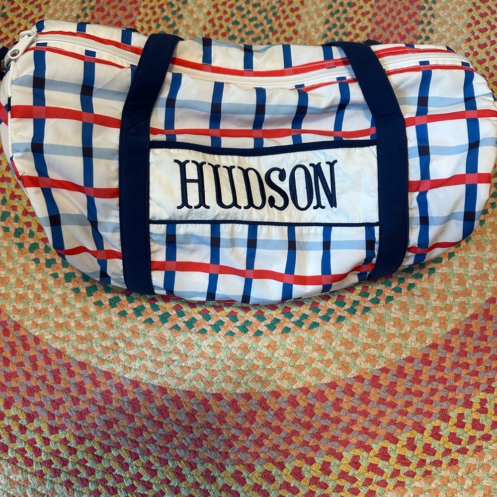 Little Lamb and Company duffle bag.
